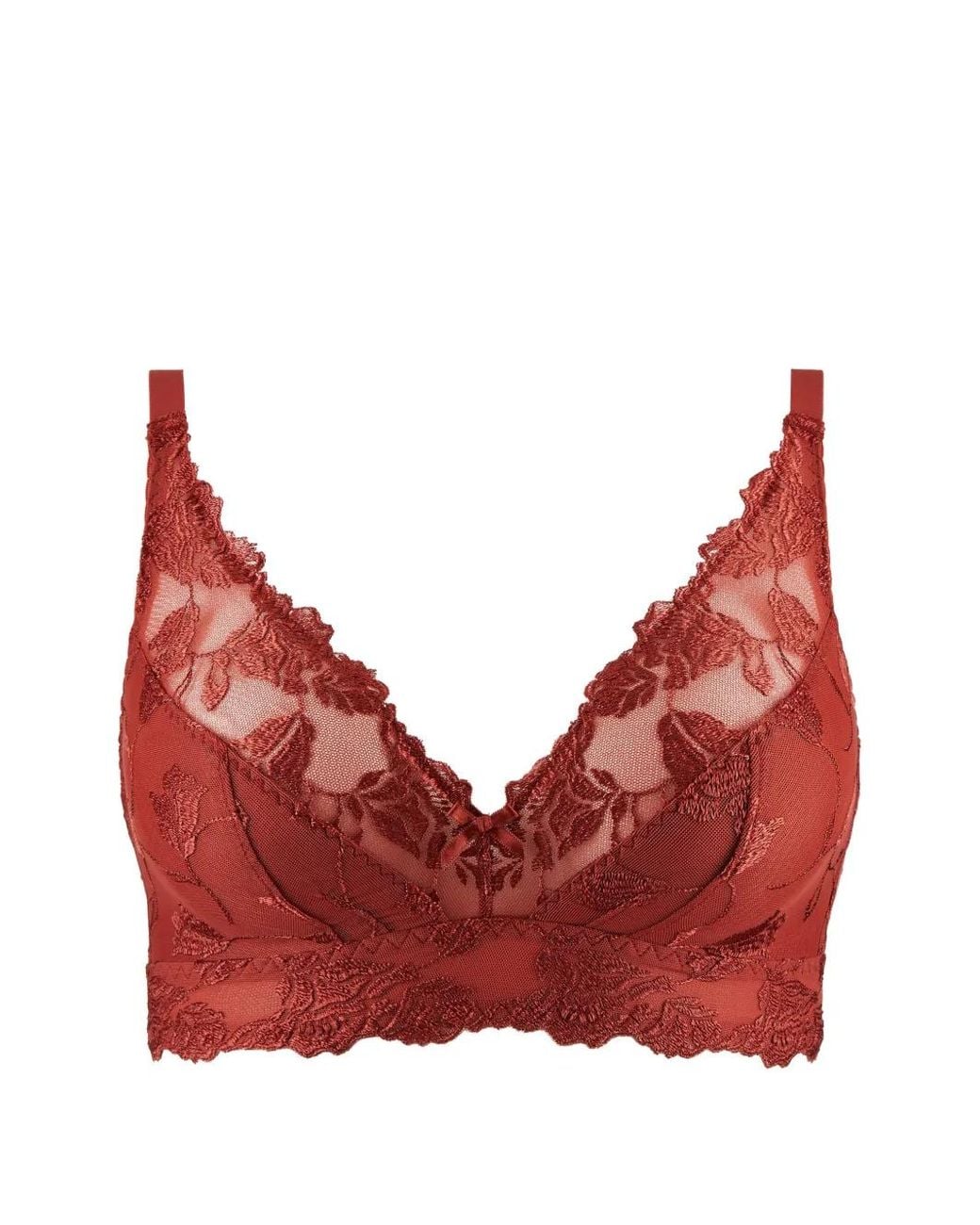 Aubade Softessence Floral-Embroidered Bra