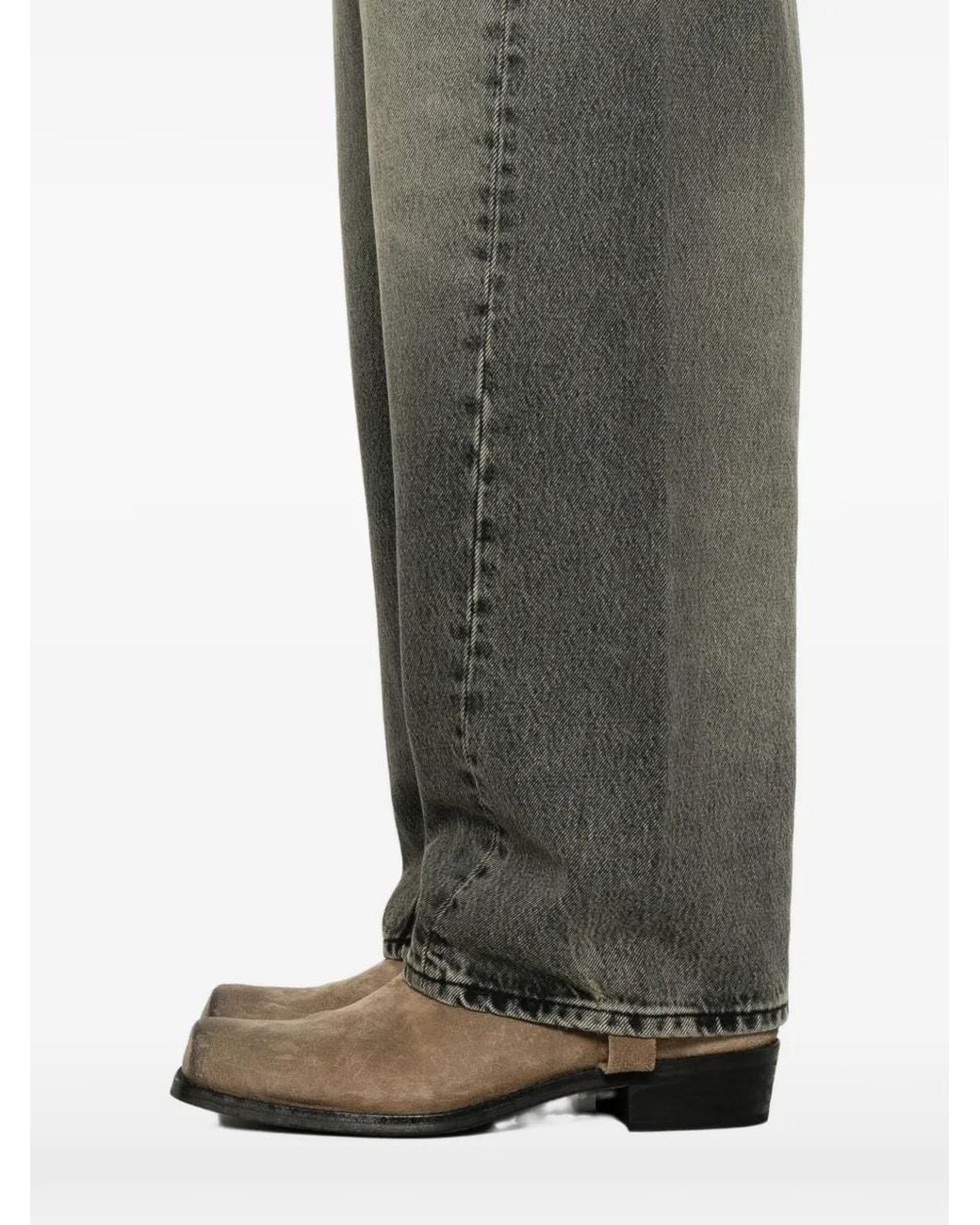 sunflower Gray Faded-Effect Jeans for men