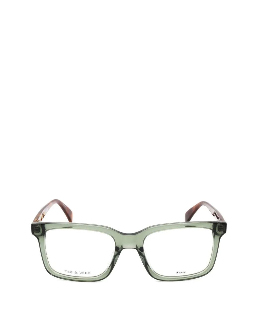 Rag & Bone Natural Square-Frame Glasses for men