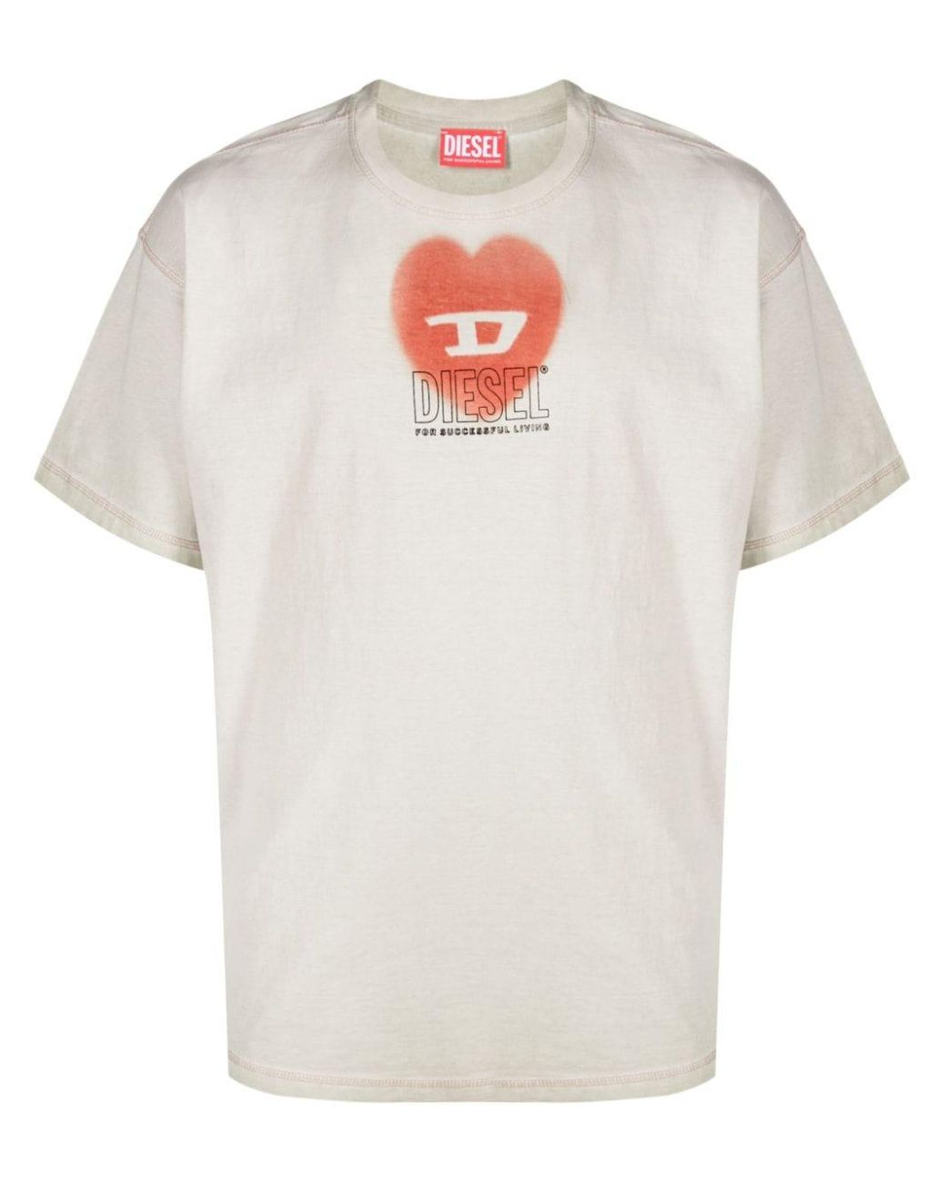 メンズ DIESEL T-bonty-l4 Tシャツ ホワイト | Lyst