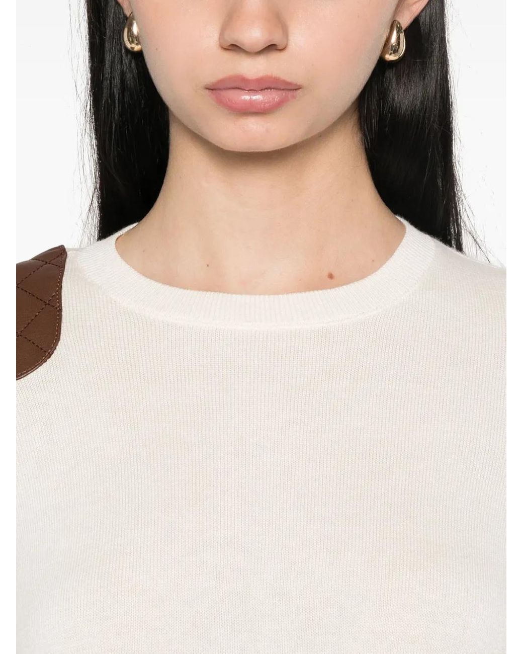 Ralph Lauren White Shavonne Sweater