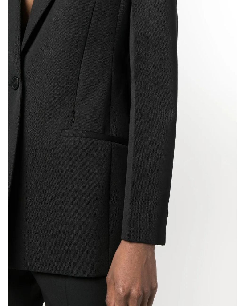 Givenchy Black Einreihiger Blazer