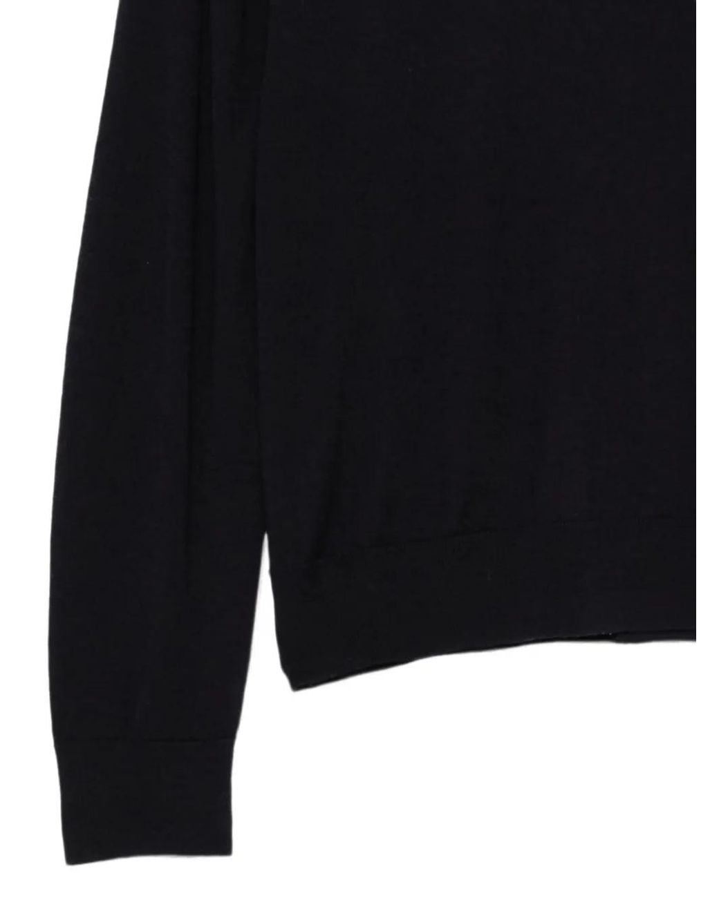 Semicouture Black Freda Turtleneck Sweater
