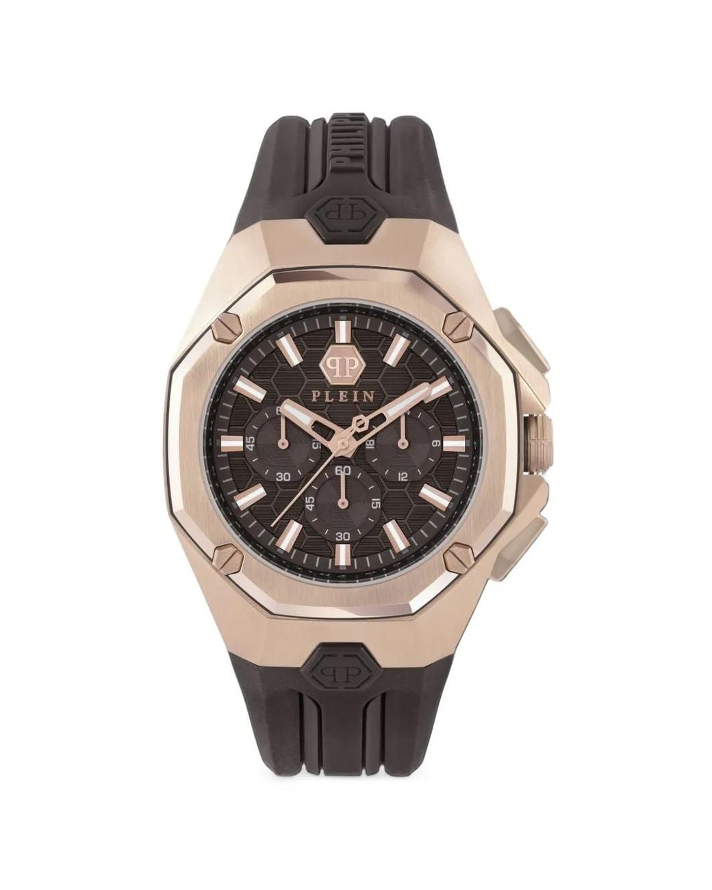 Philipp Plein Brown The Skeleton 44Mm Watch for men