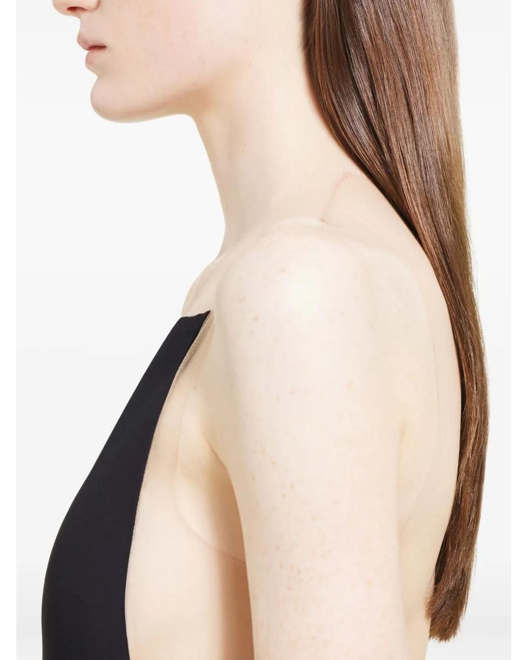 Courreges Black Illusion Bodysuit