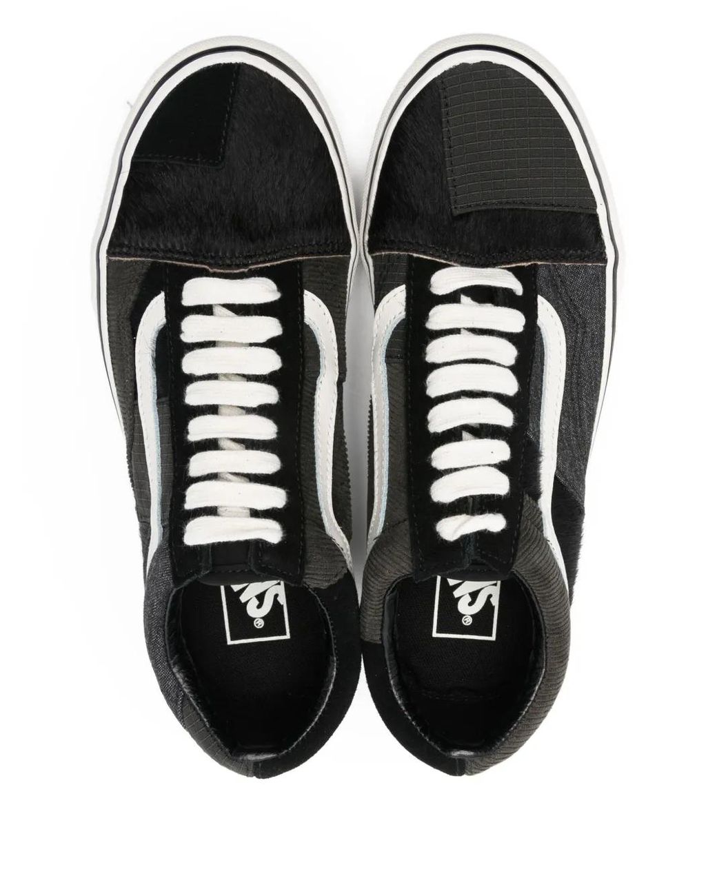 Vans Gray Panelled Sneakers