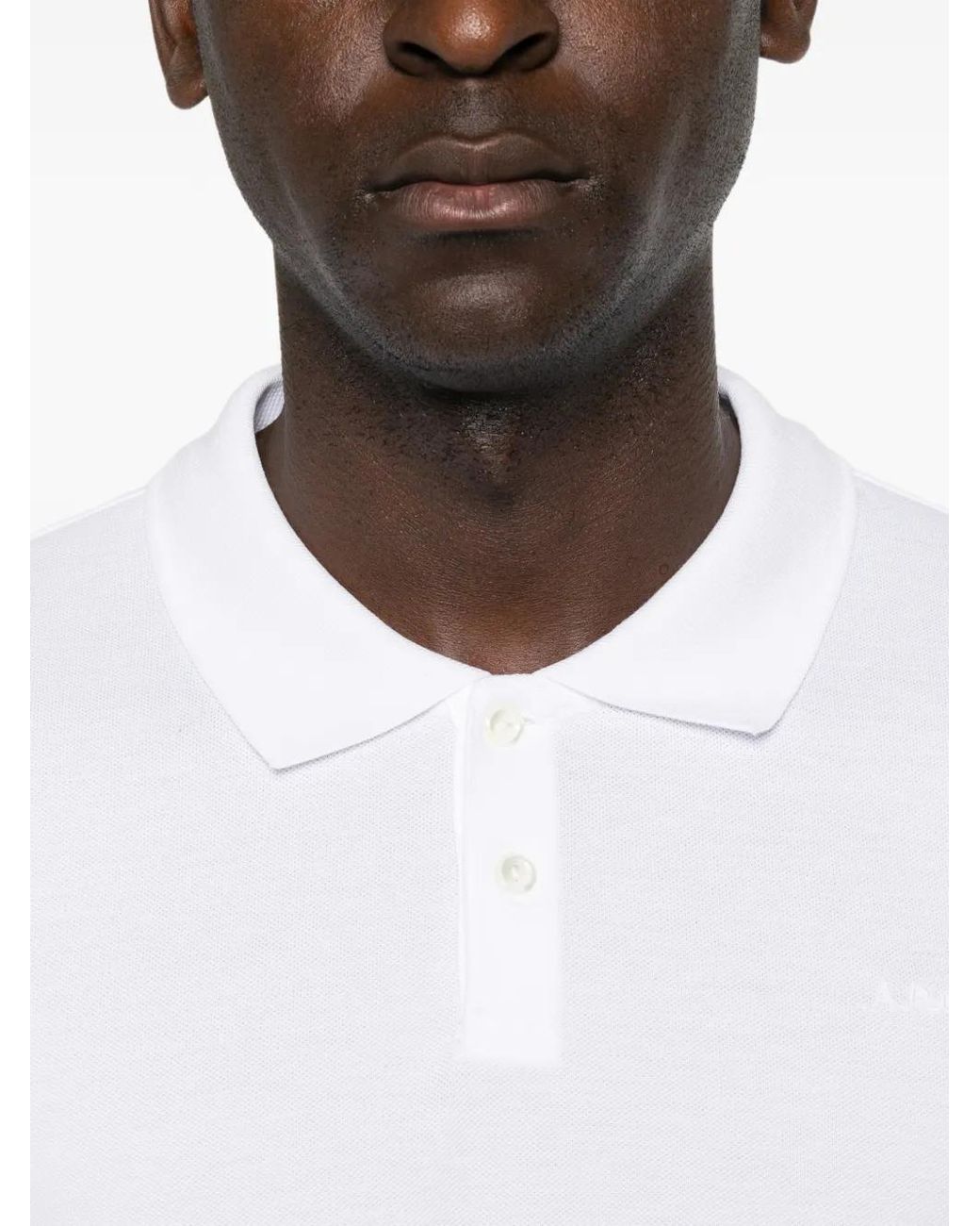 A.P.C. White Polo À Manches Courtes for men