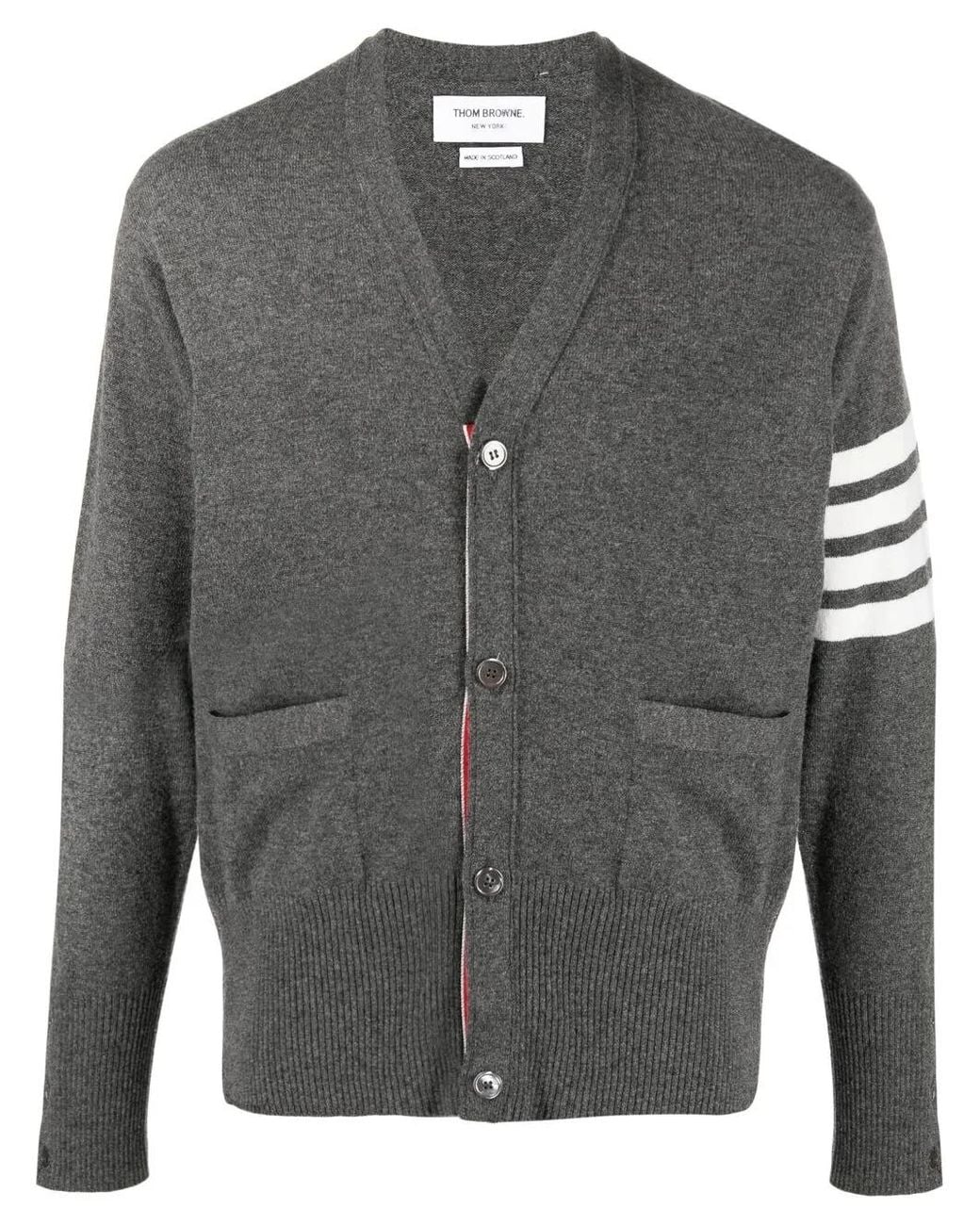 Thom Browne Gestreept Vest in het Gray voor heren
