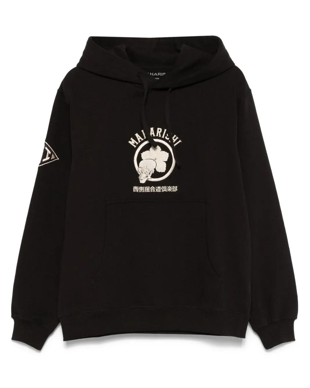 Maharishi Black 1102 Kamon Hoodie for men