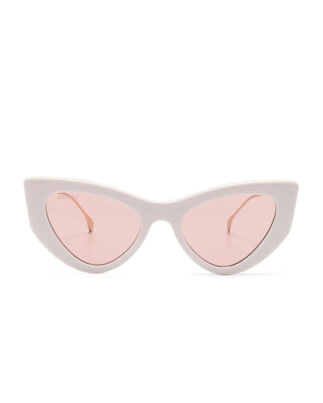 Gucci Pink Double G Cat-Eye Sunglasses