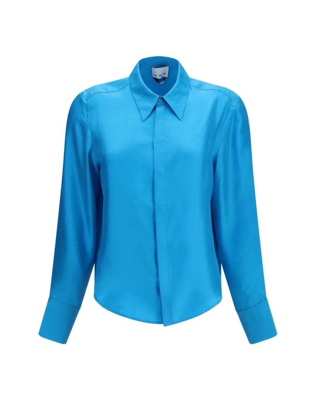 Sa Su Phi Blue Petit Silk Shirt