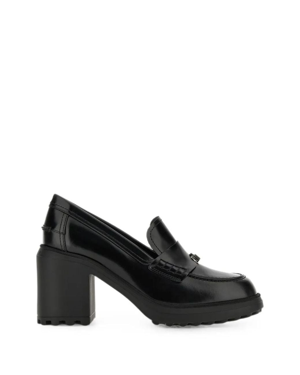 Hogan Black H724 Loafers
