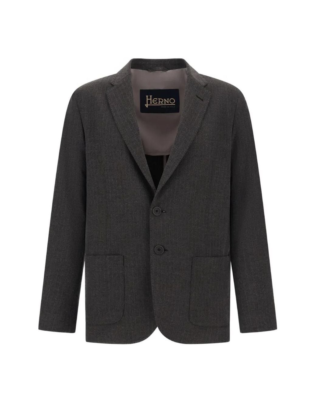 Blazer A Rayas Diplomáticas Herno de hombre de color Black