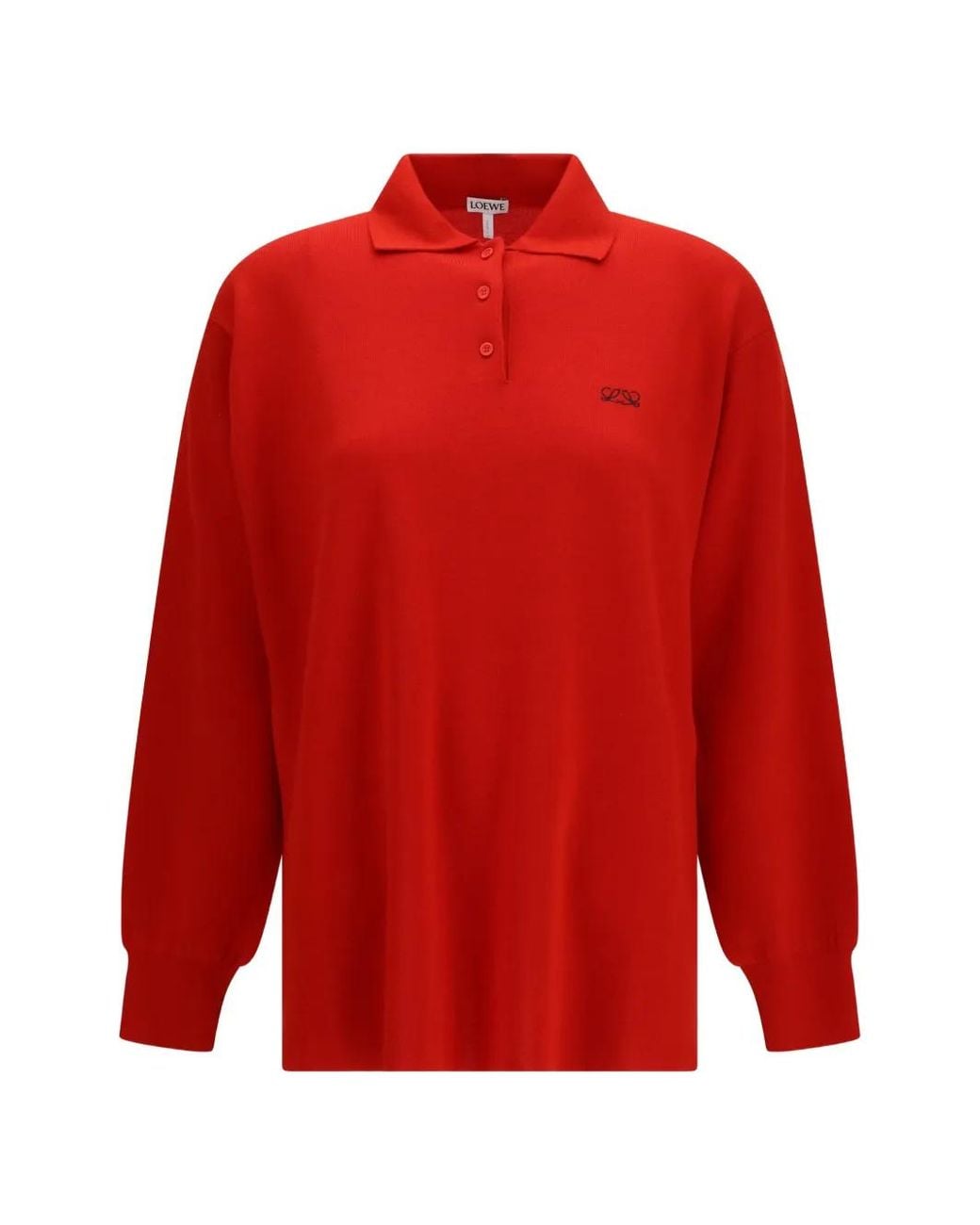 Loewe Red Polo Sweater