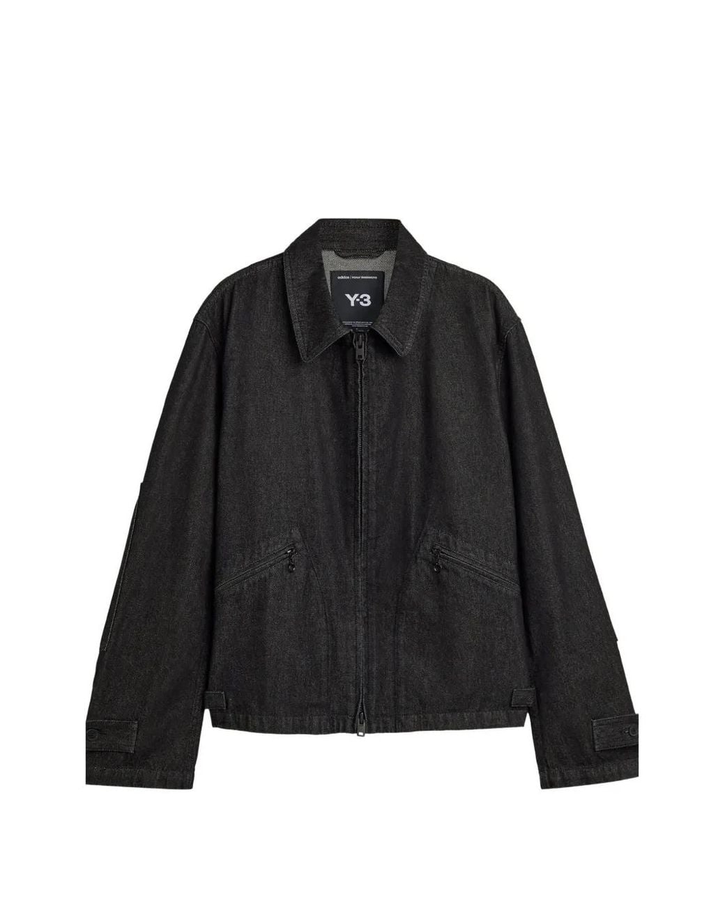 Y-3 Black Denim Cotton Jacket for men