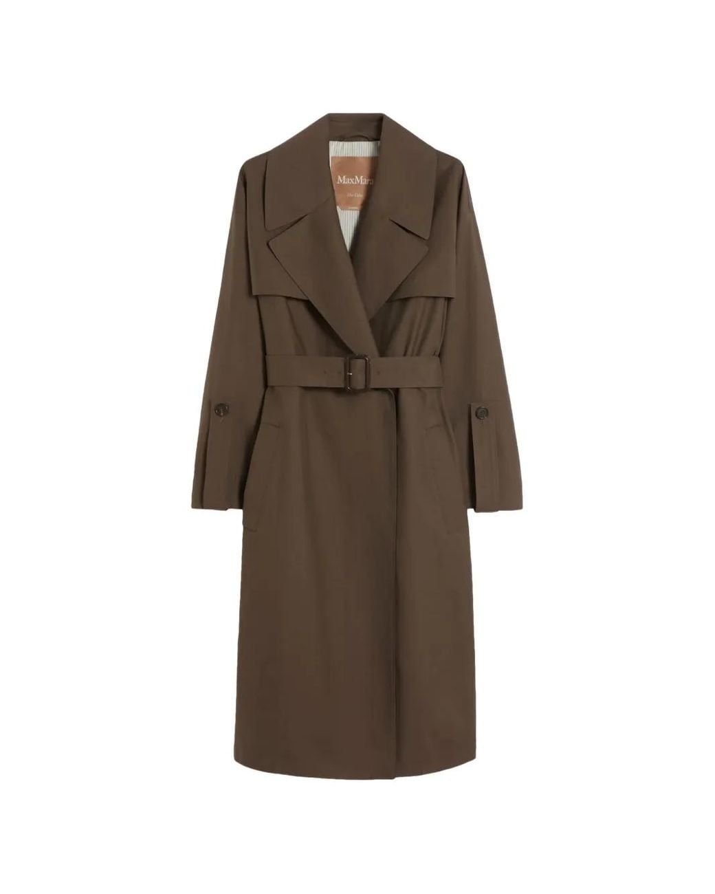 Max Mara Brown Belted Cotton Jacket