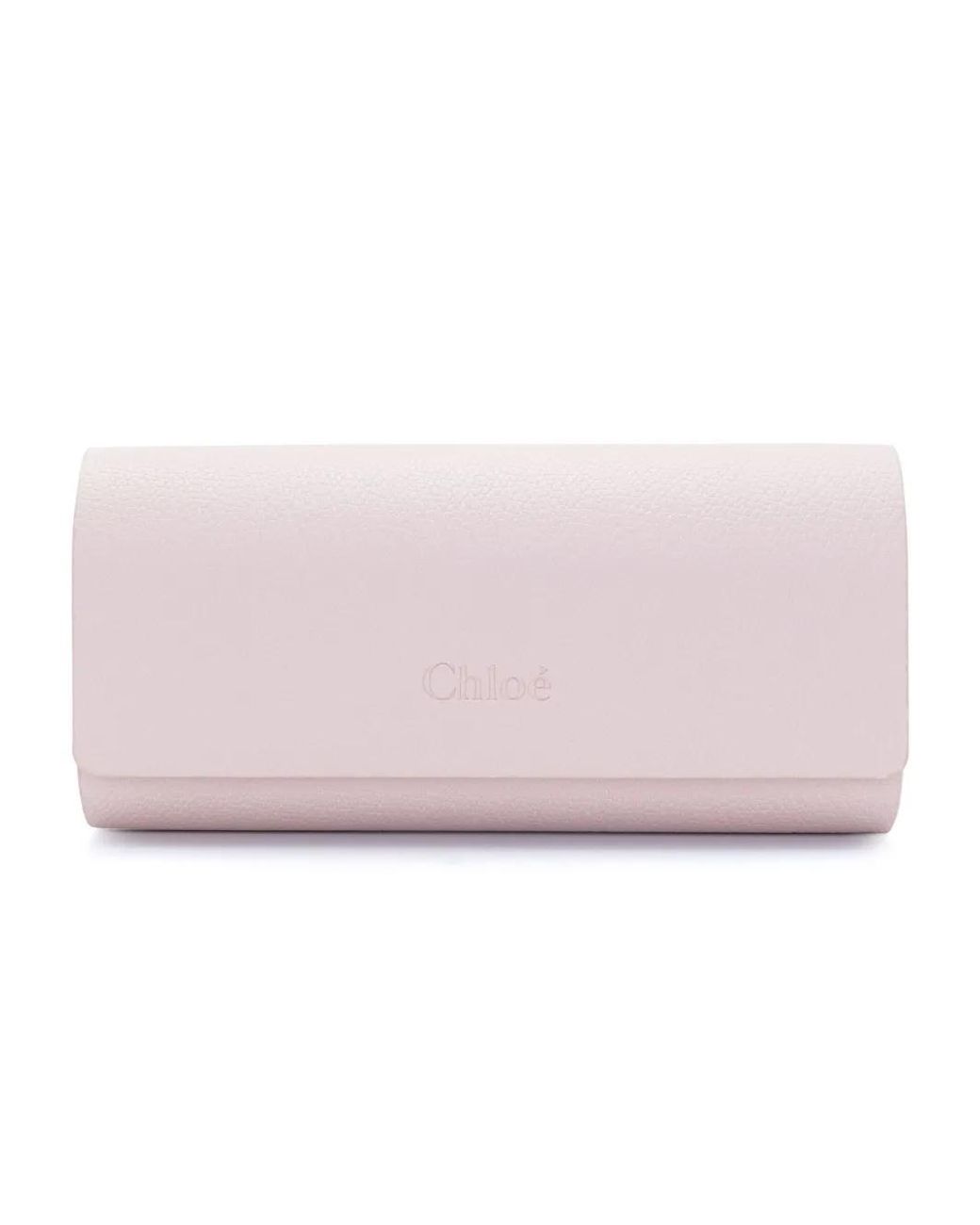 Chloé Natural Rectangle-Frame Sunglasses