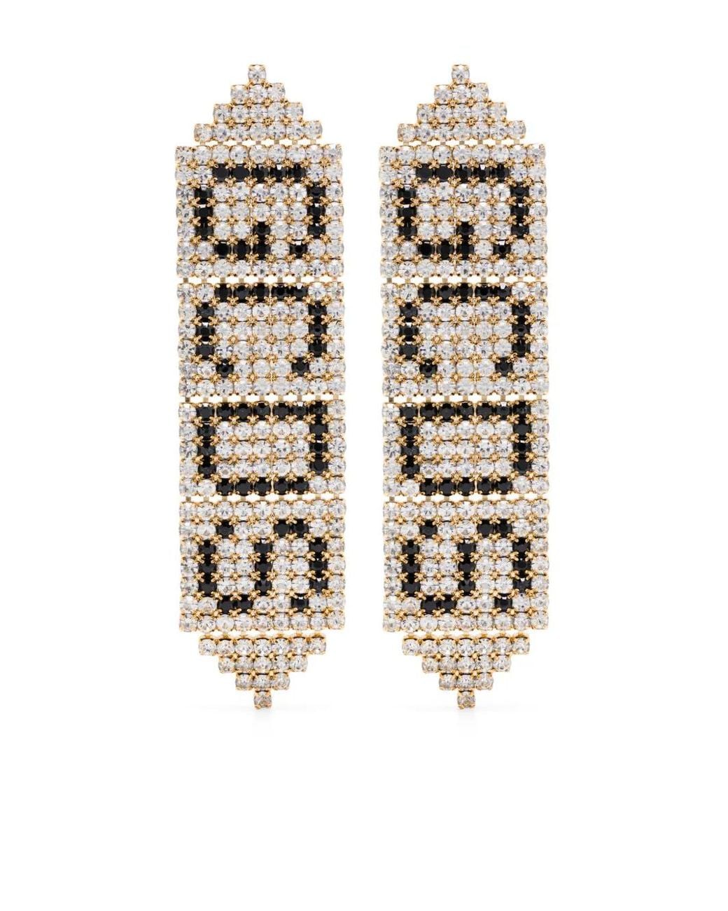 Gcds White Logo Earrings