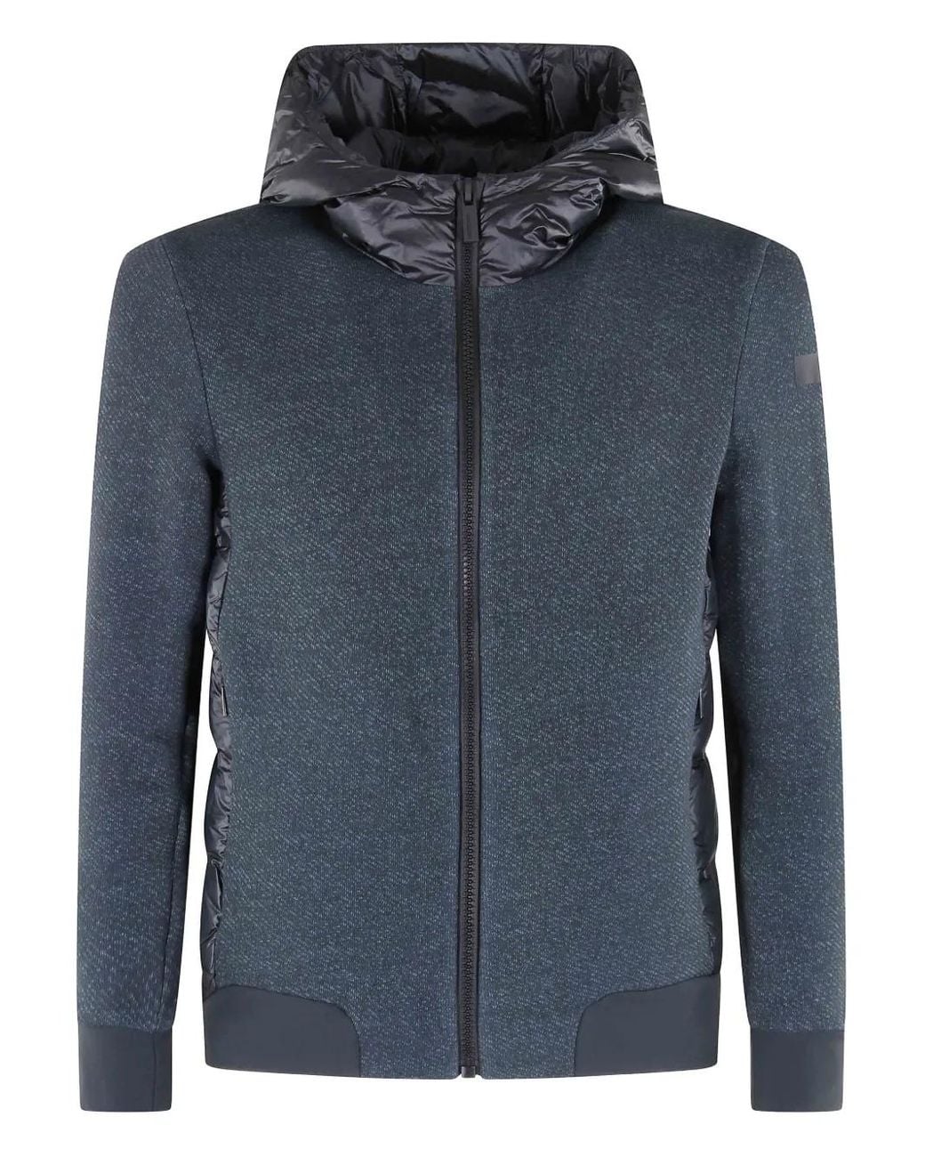 Rrd Blue Hooded Zip Jacket for men