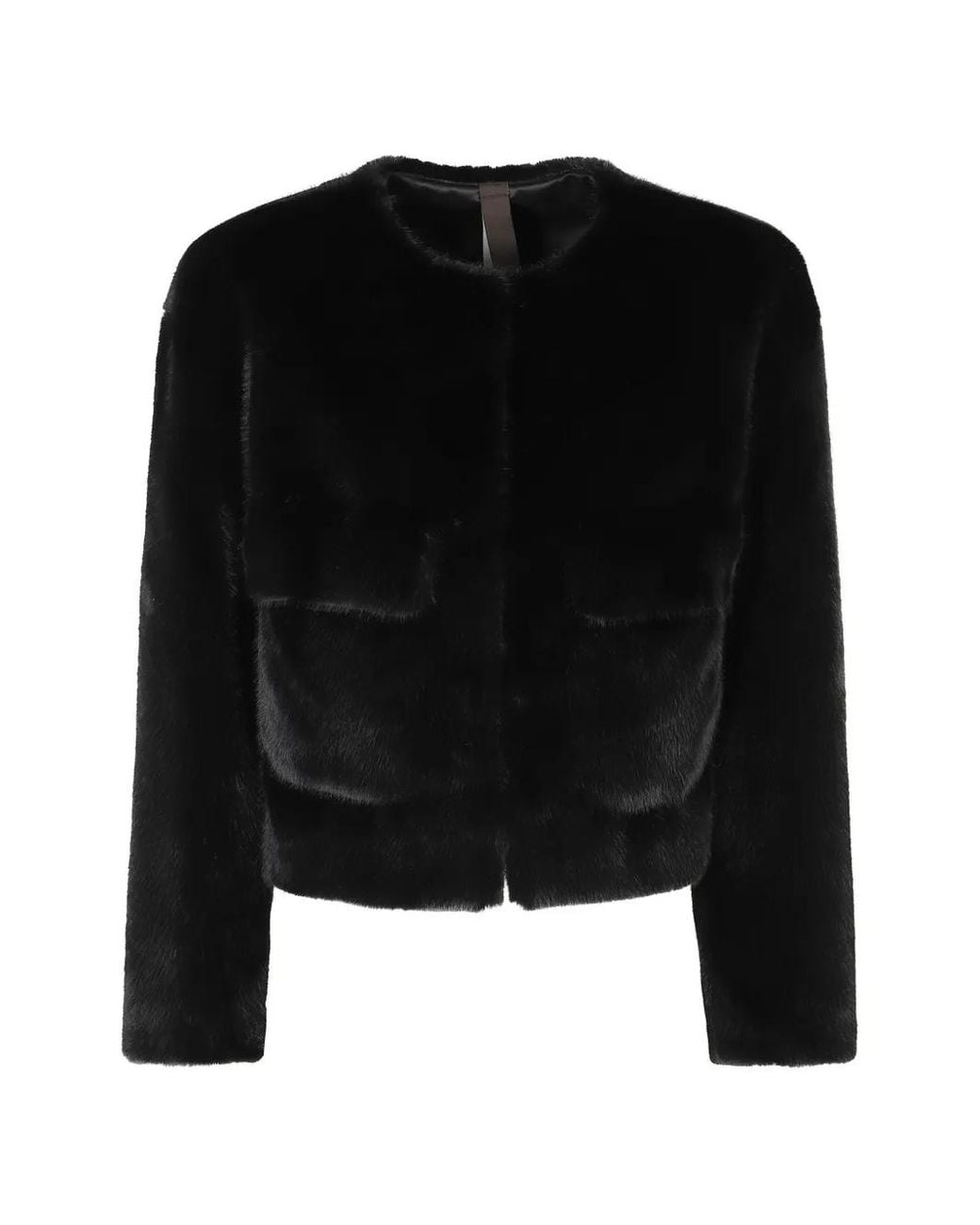 DUNO Black Lolita Faux-Fur Jacket