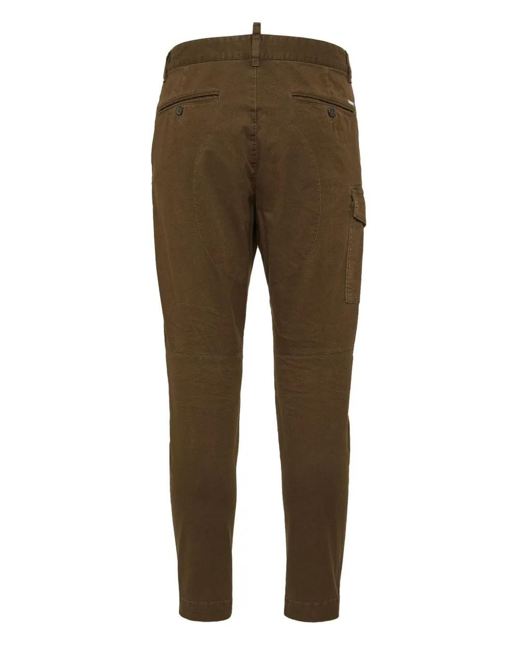 DSquared² Natural Cotton Cargo Trousers for men