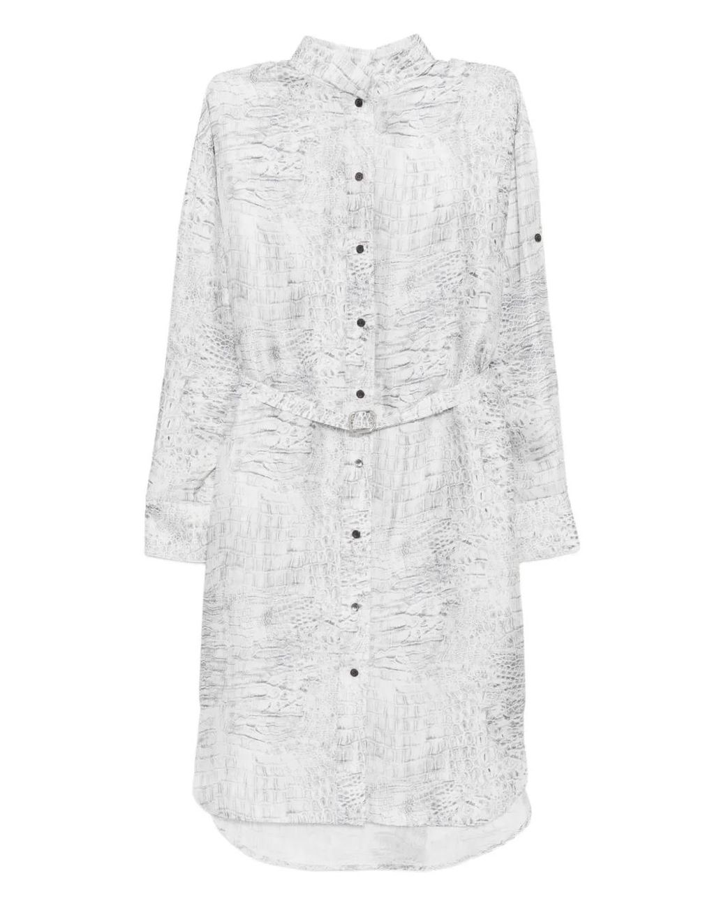 Ferragamo White Shirt Dress