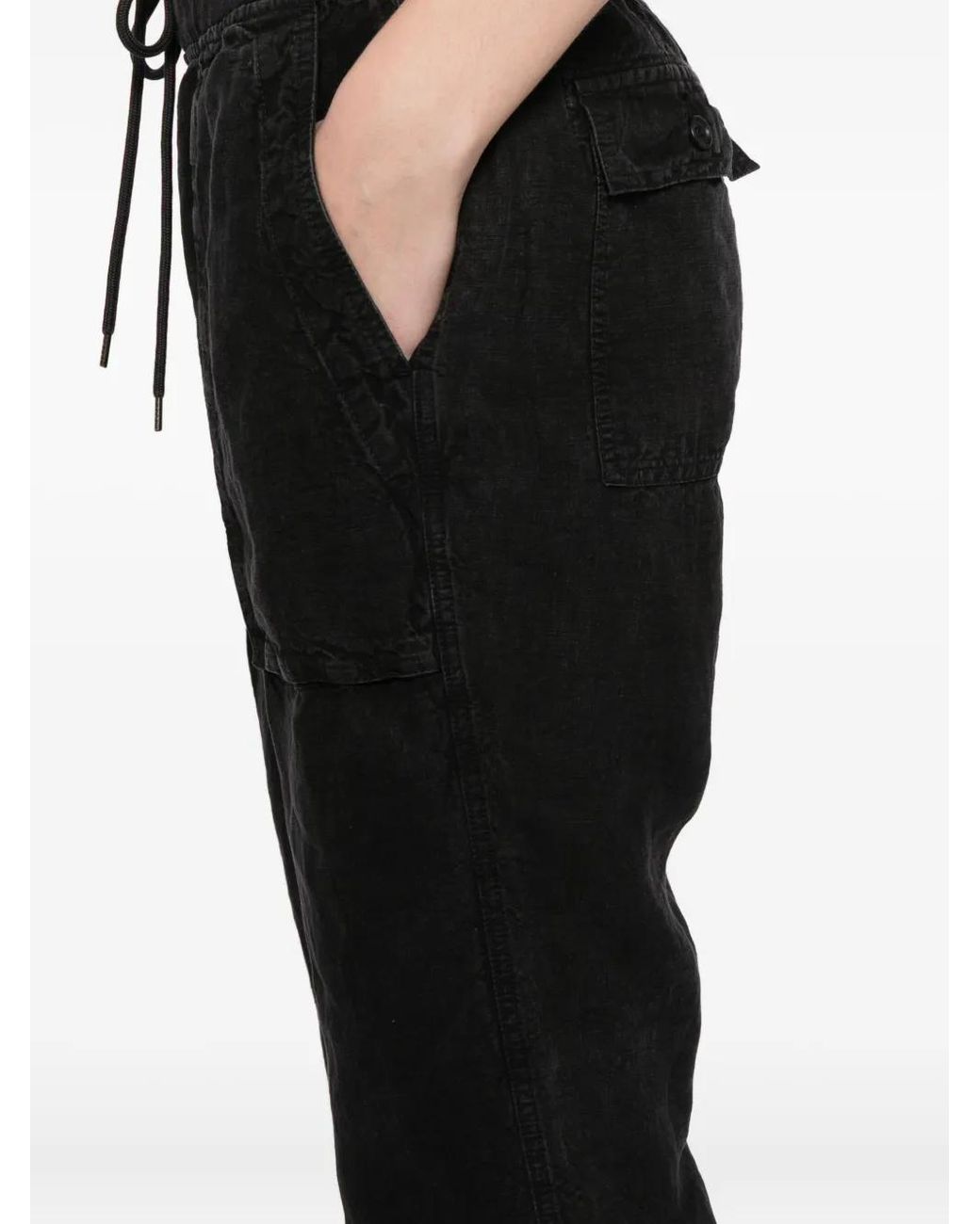 James Perse Black Media Trousers