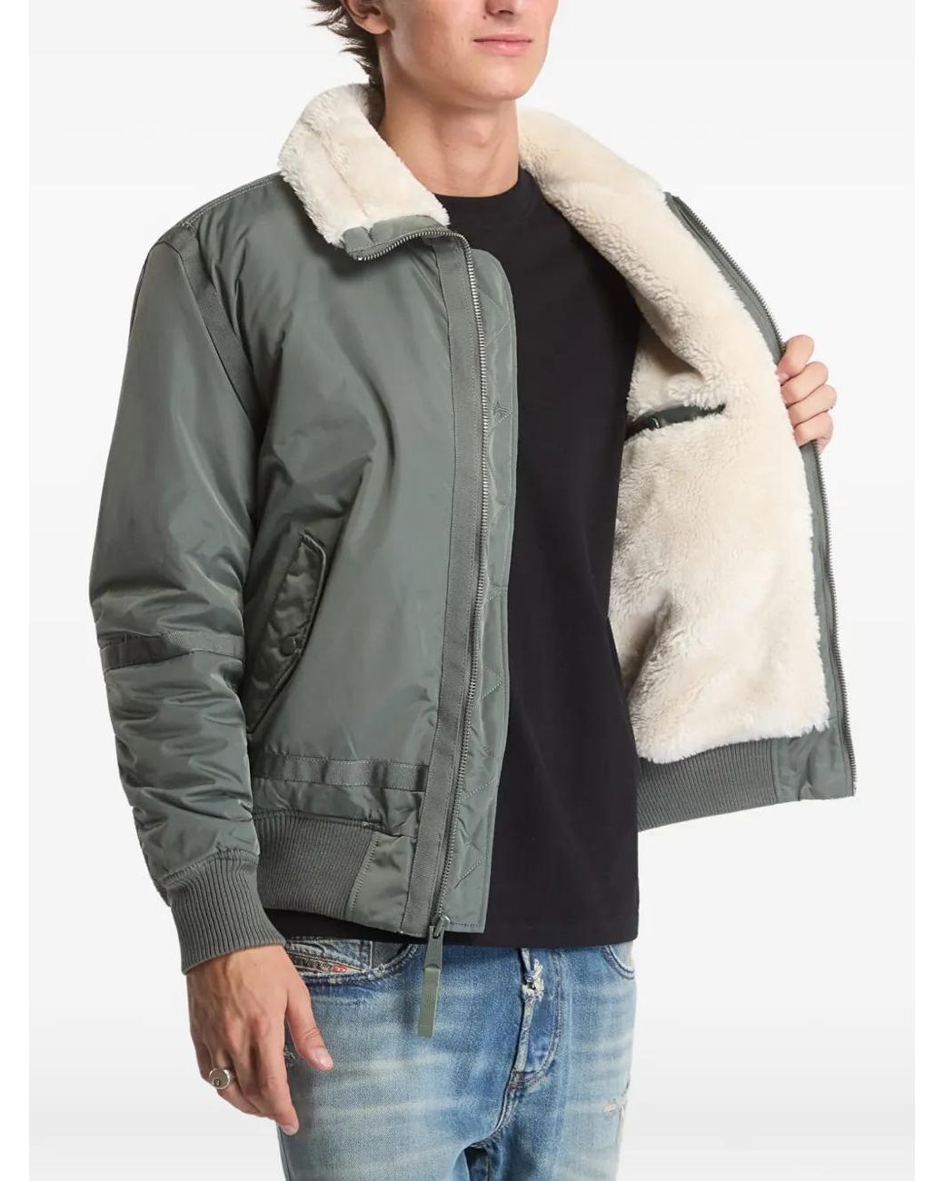 Alpha Industries Gray Veste Militaire B-15 Iii Tt for men