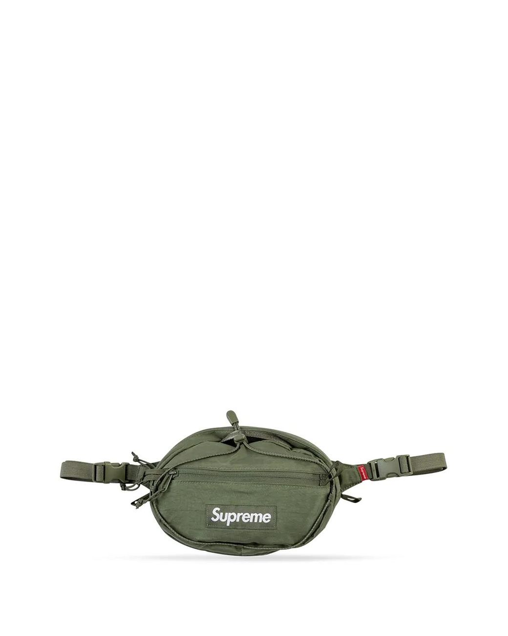 Supreme Green Logo Waist Bag