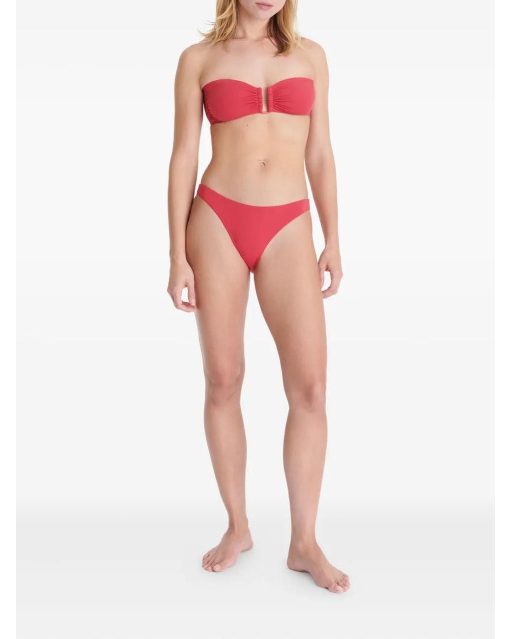 Eres Red Show Bikini Top