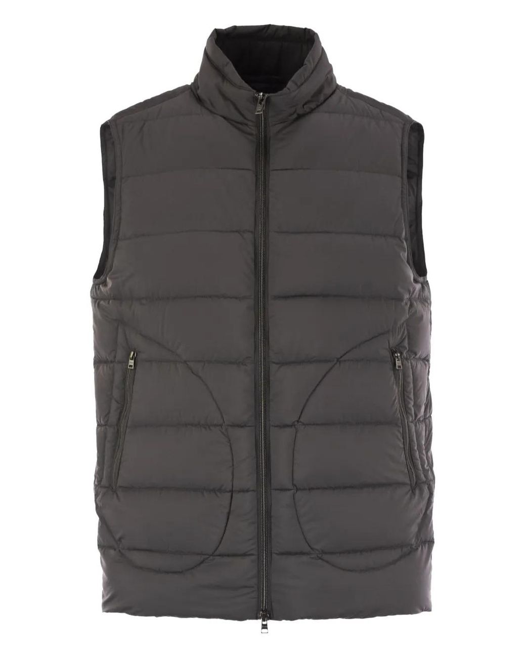 Chaleco Con Cremallera Herno de hombre de color Gray