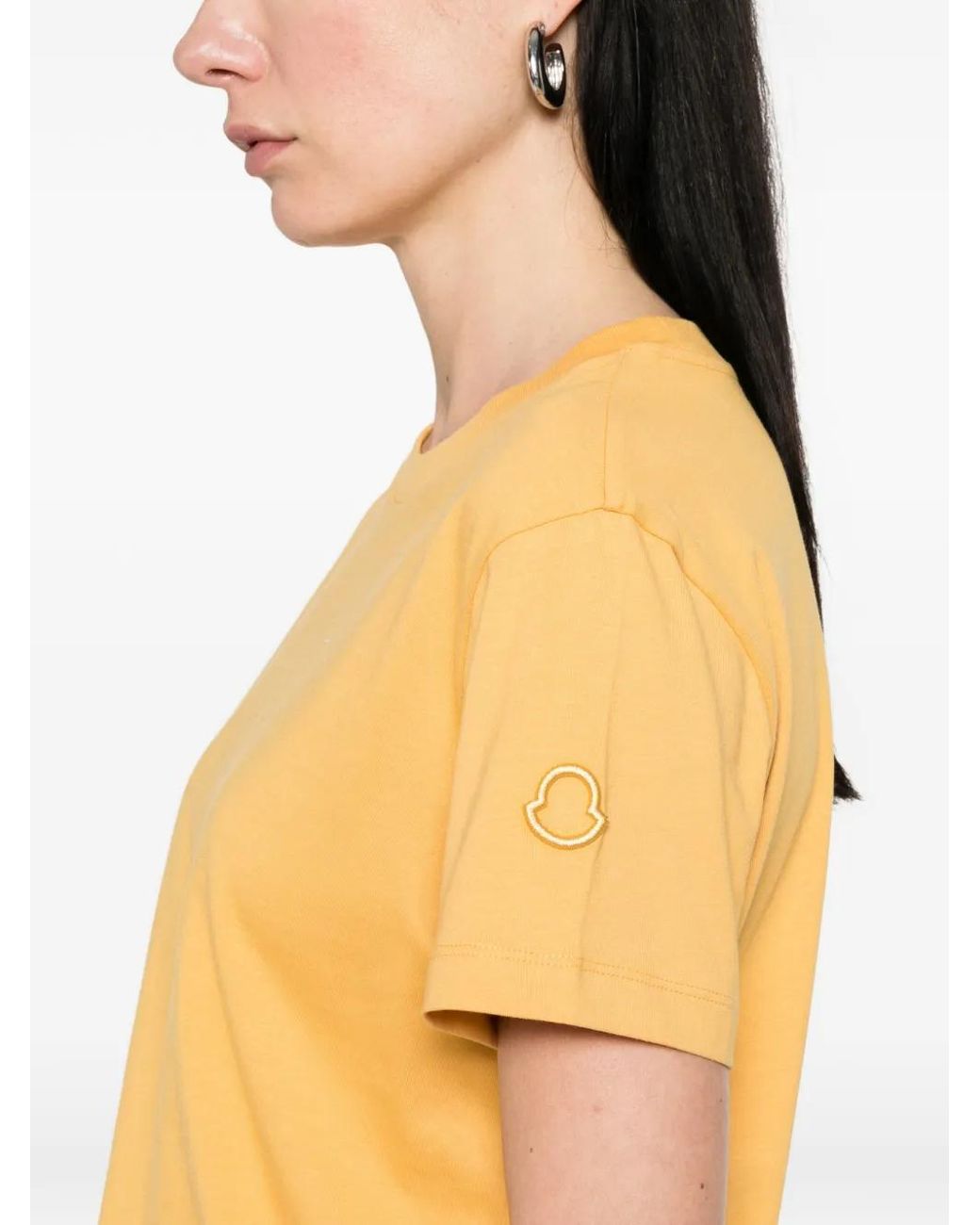 Moncler Orange Crew-Neck T-Shirt