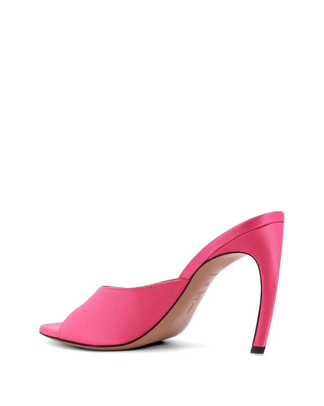 The Attico Pink Betta Rounded-Toe Sandals
