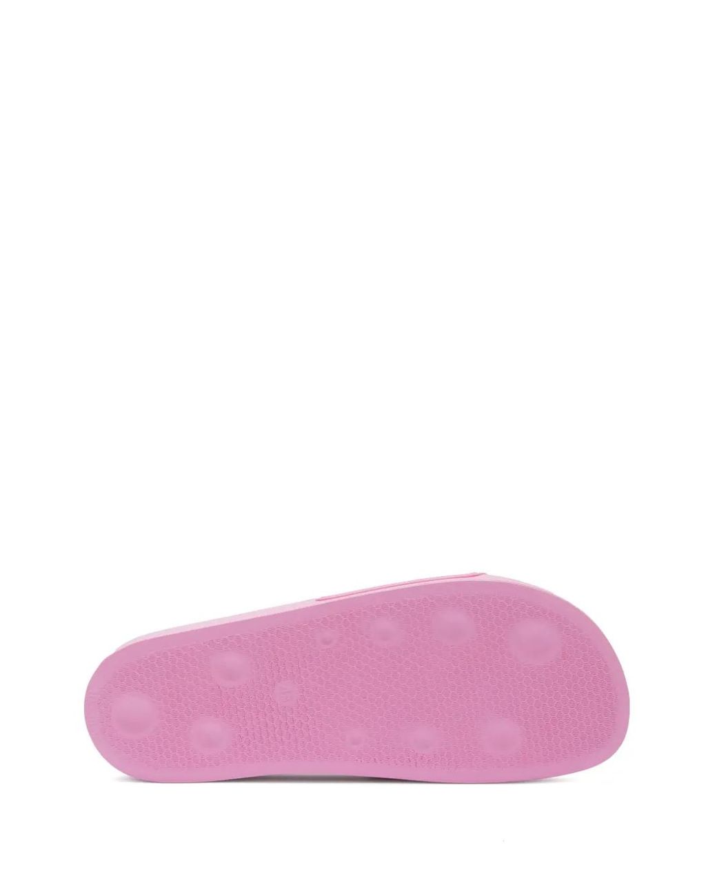 Palm Angels Pink Logo-Embossed Pool Slides for men