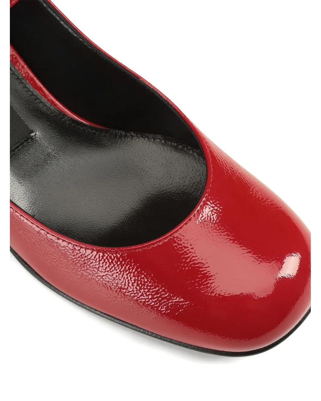 Sergio Rossi Red 45Mm Buckle-Strap Pumps
