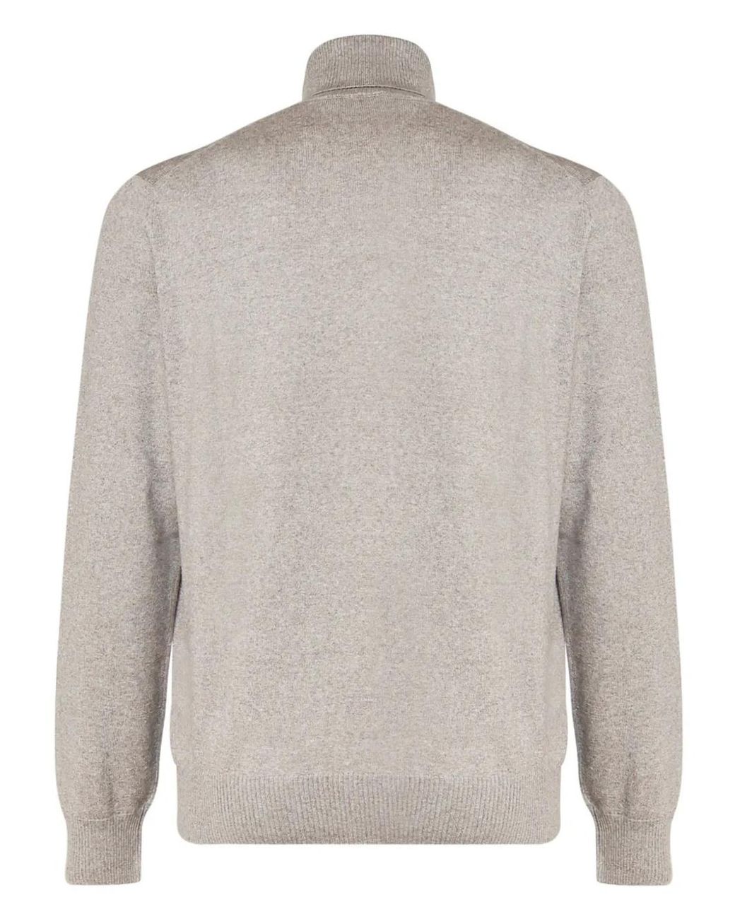 Fay Gray Turtleneck Wool Jumper for men