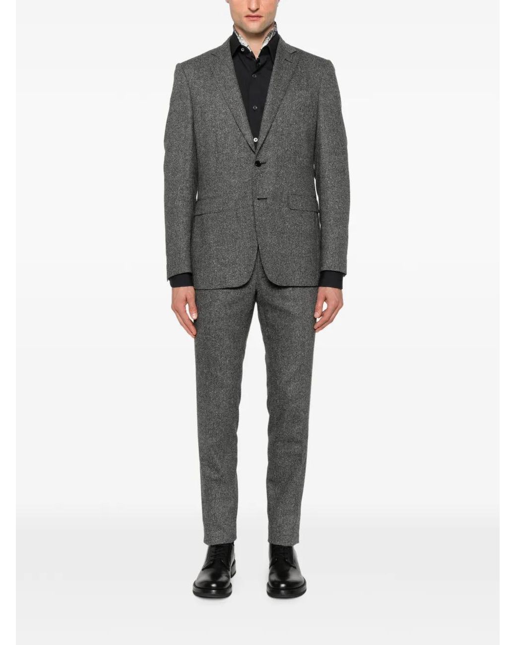 Canali Gray Wool Suit for men