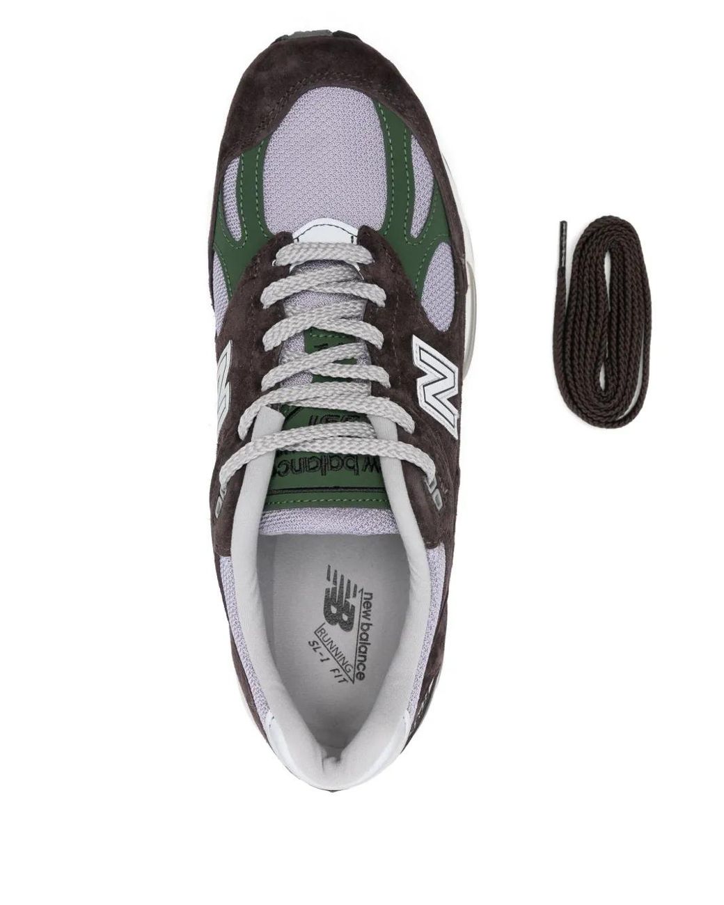 New Balance White Tier 1 Pigskin Synthetic Mesh Sneakers