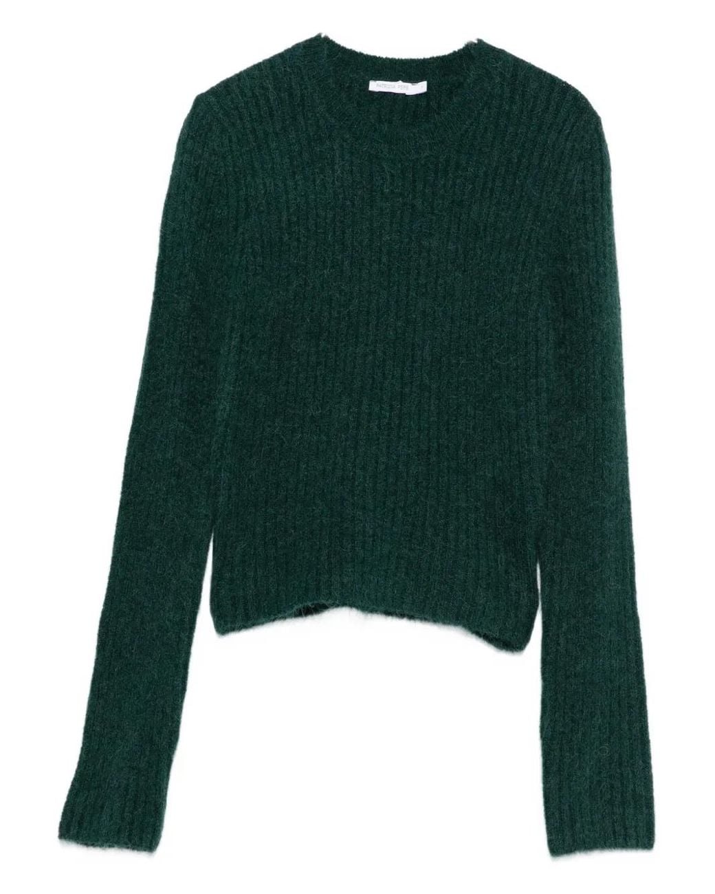 Patrizia Pepe Green Crew Neck Sweater