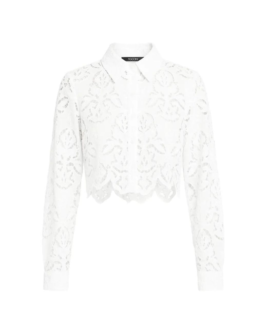 Camisa Corta Jilly Toccin de color White