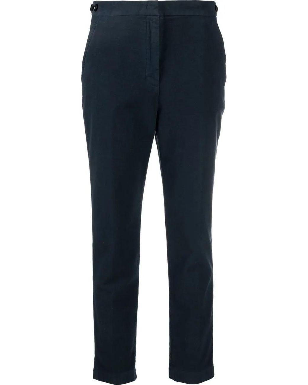 Aspesi Blue Cropped Chino Trousers