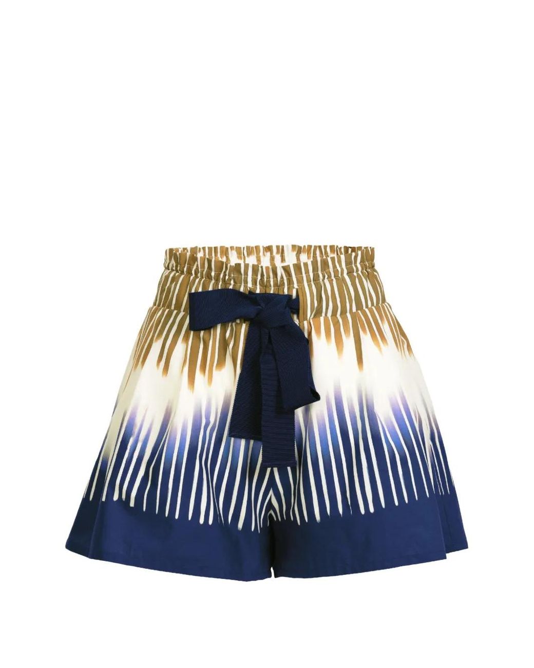 Silvia Tcherassi Blue Giorgio Abstract Tie Mini Shorts