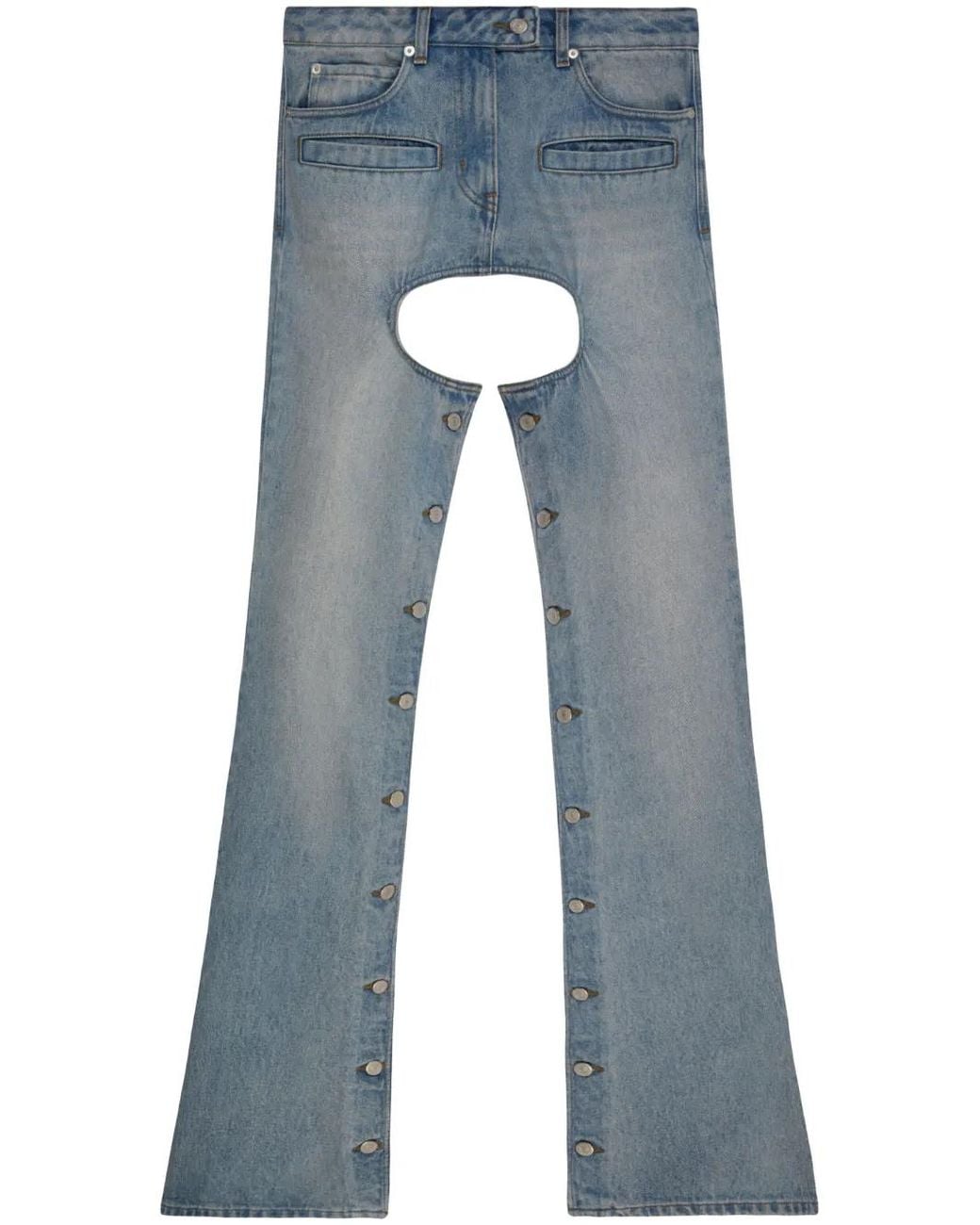 Courreges Flared Broek in het Blue