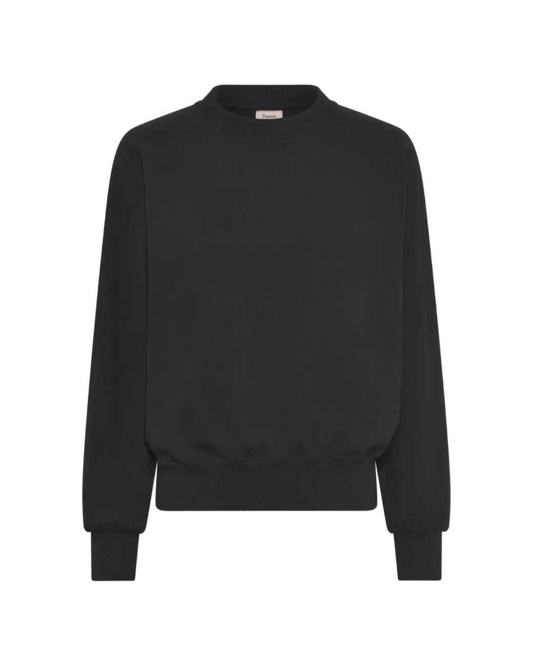Repetto Black City Dance Logo-Print Raglan-Sleeve Sweatshirt