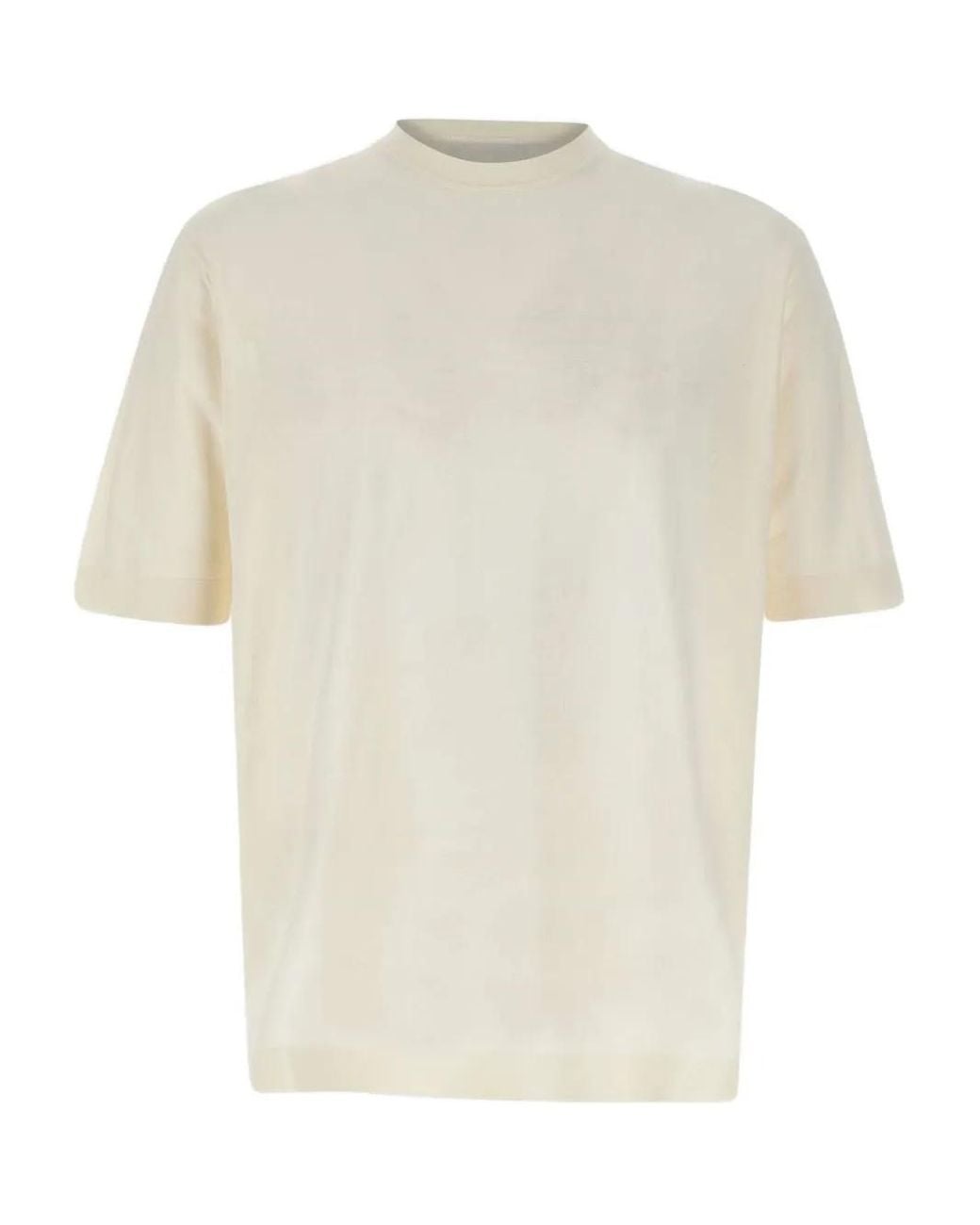 FILIPPO DE LAURENTIIS White Cotton T-Shirt for men