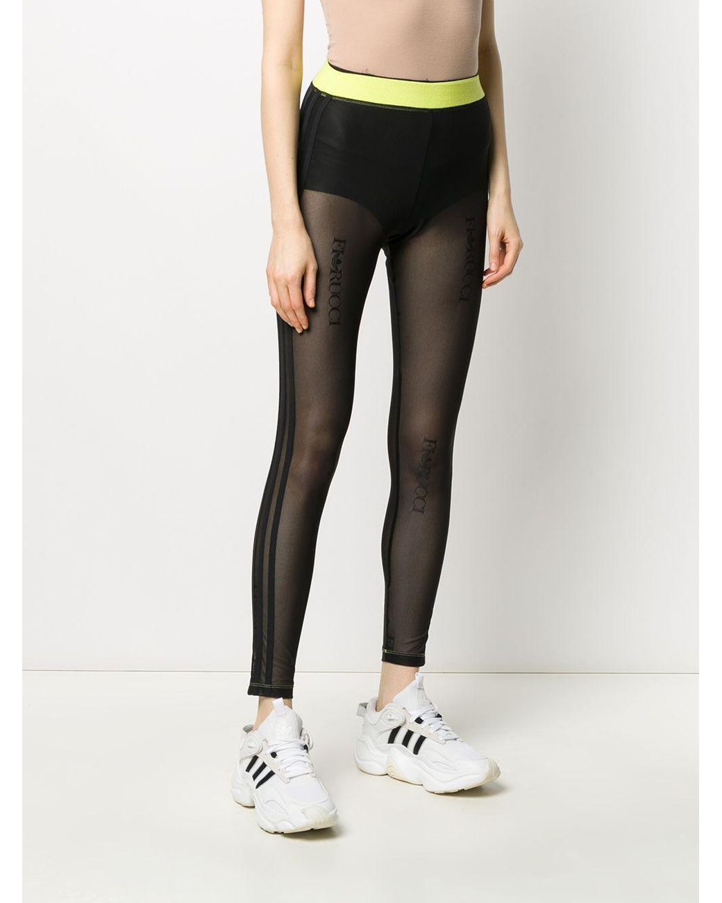 Fiorucci X Adidas Sheer leggings in Black | Lyst