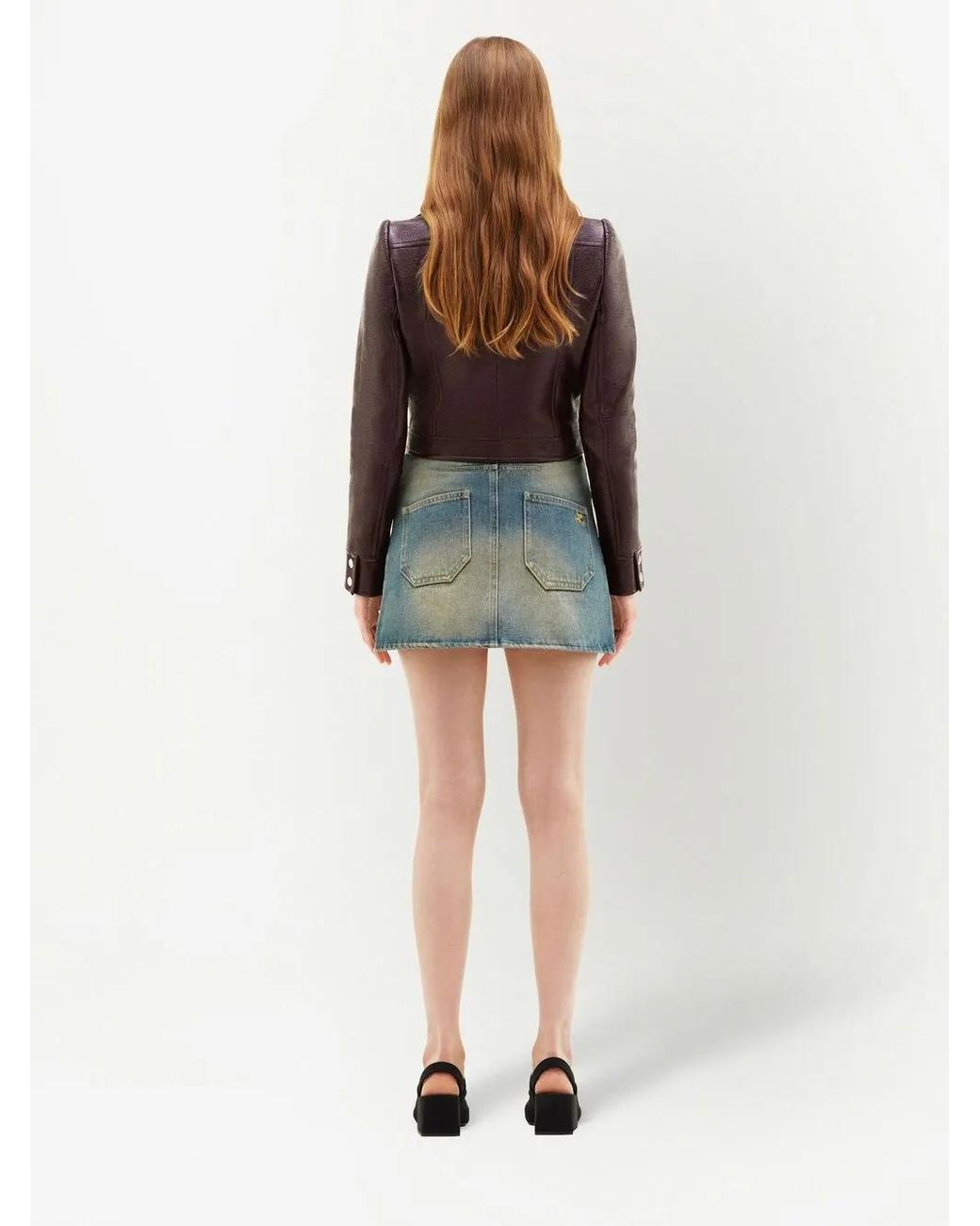 Courreges Brown Chest Logo-patch Shirt Jacket