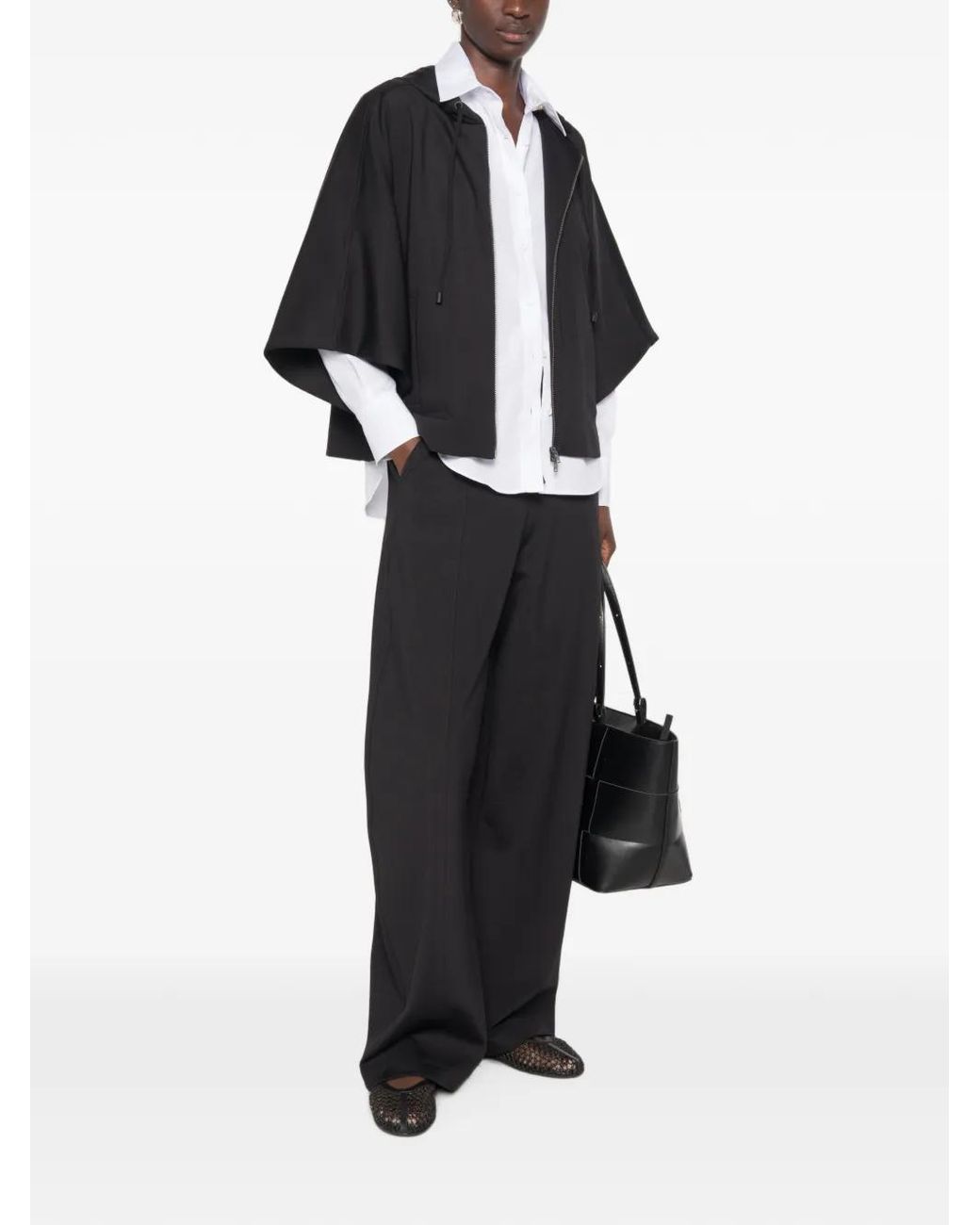 Max Mara Black Drawstring-Waist Track Pants