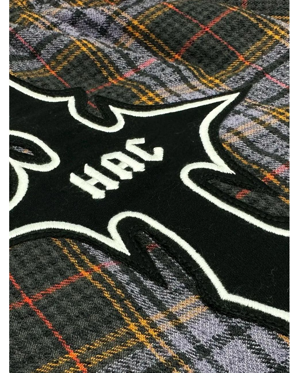Haculla Black Praising Plaid Basketball Shorts for men