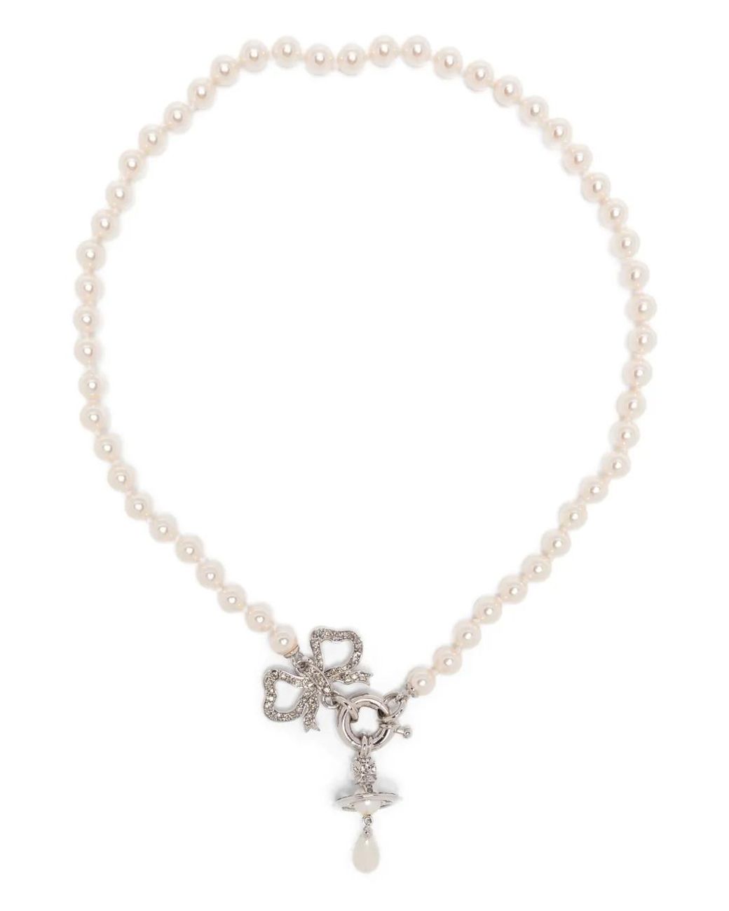 Vivienne Westwood White 'Rigoberta' Necklace